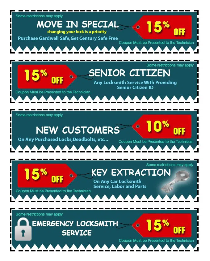 Father Son Locksmith Shop Billerica, MA 978-234-4032 - coupon