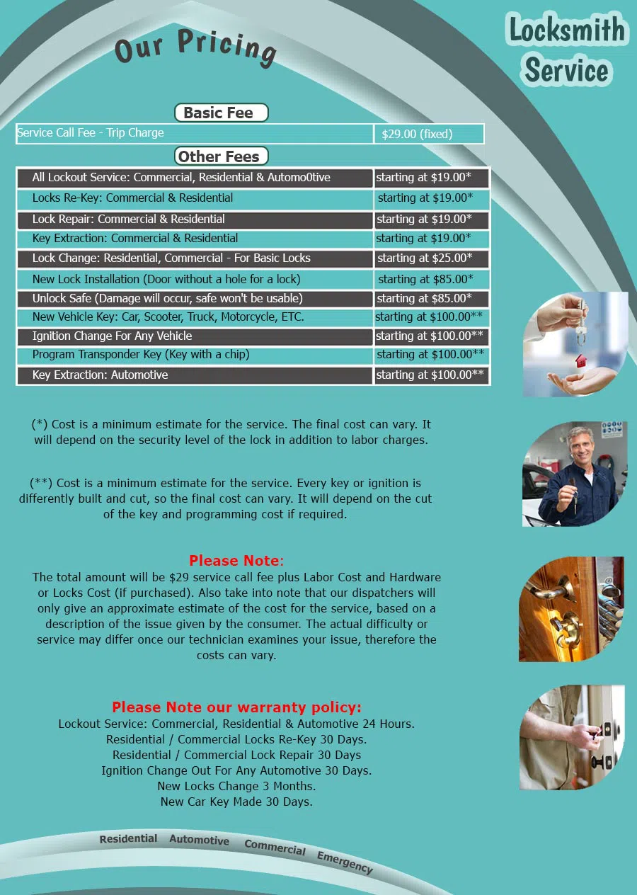 Father Son Locksmith Shop Billerica, MA 978-234-4032